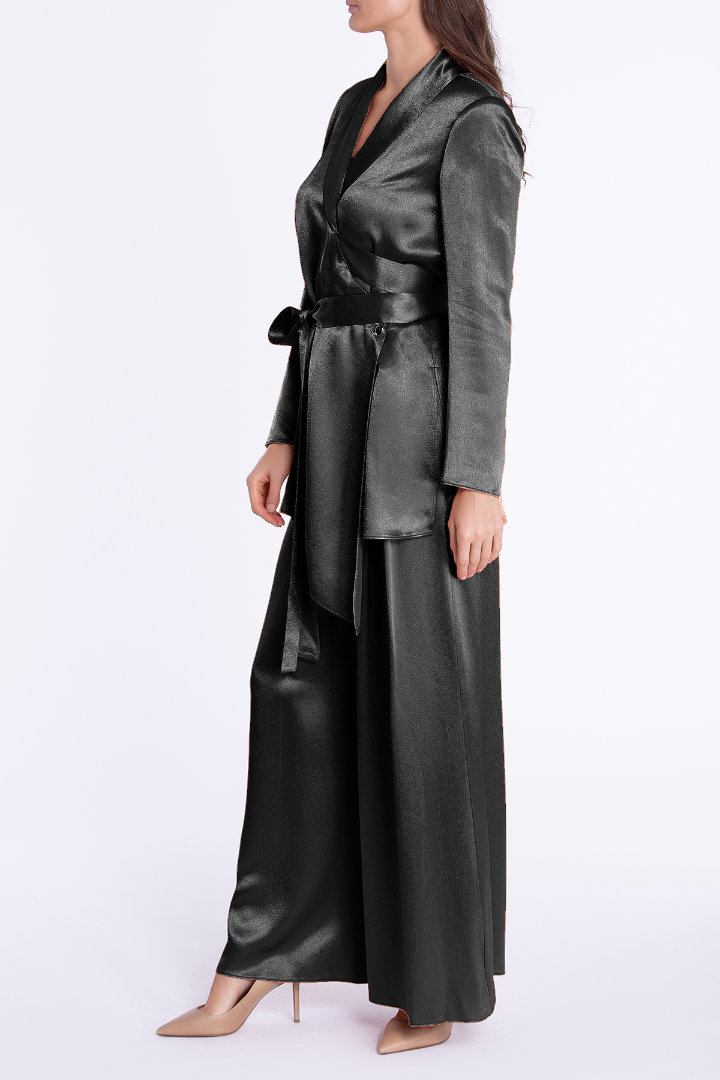 Bol Paça Saten Pantolon