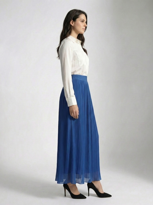 Kadın Uzun Boy Piliseli Etek