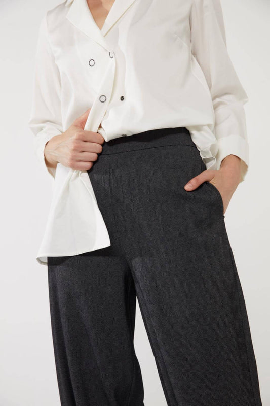 Pile Kırmalı Pantolon