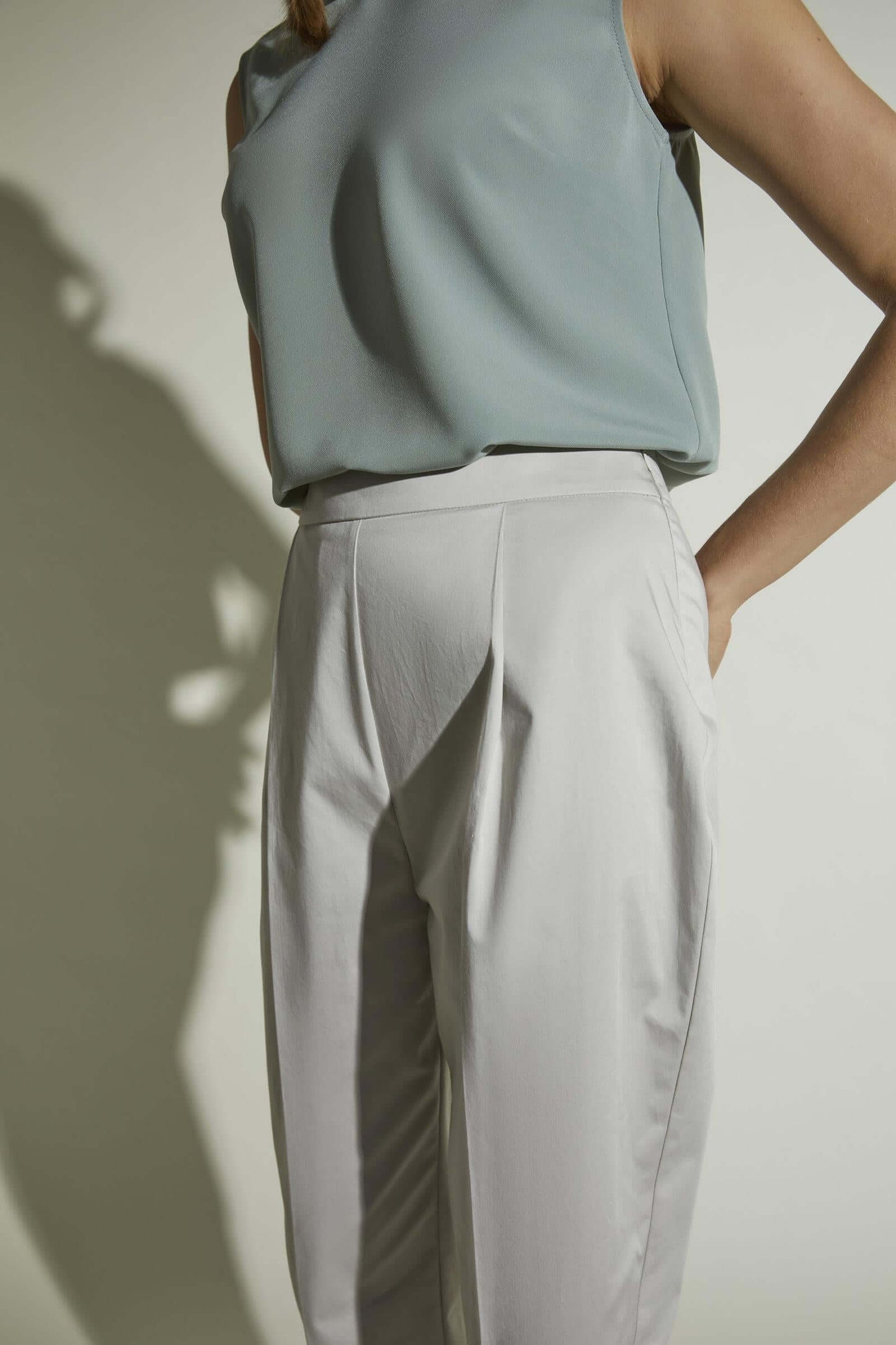 Pile Kırmalı Pantolon