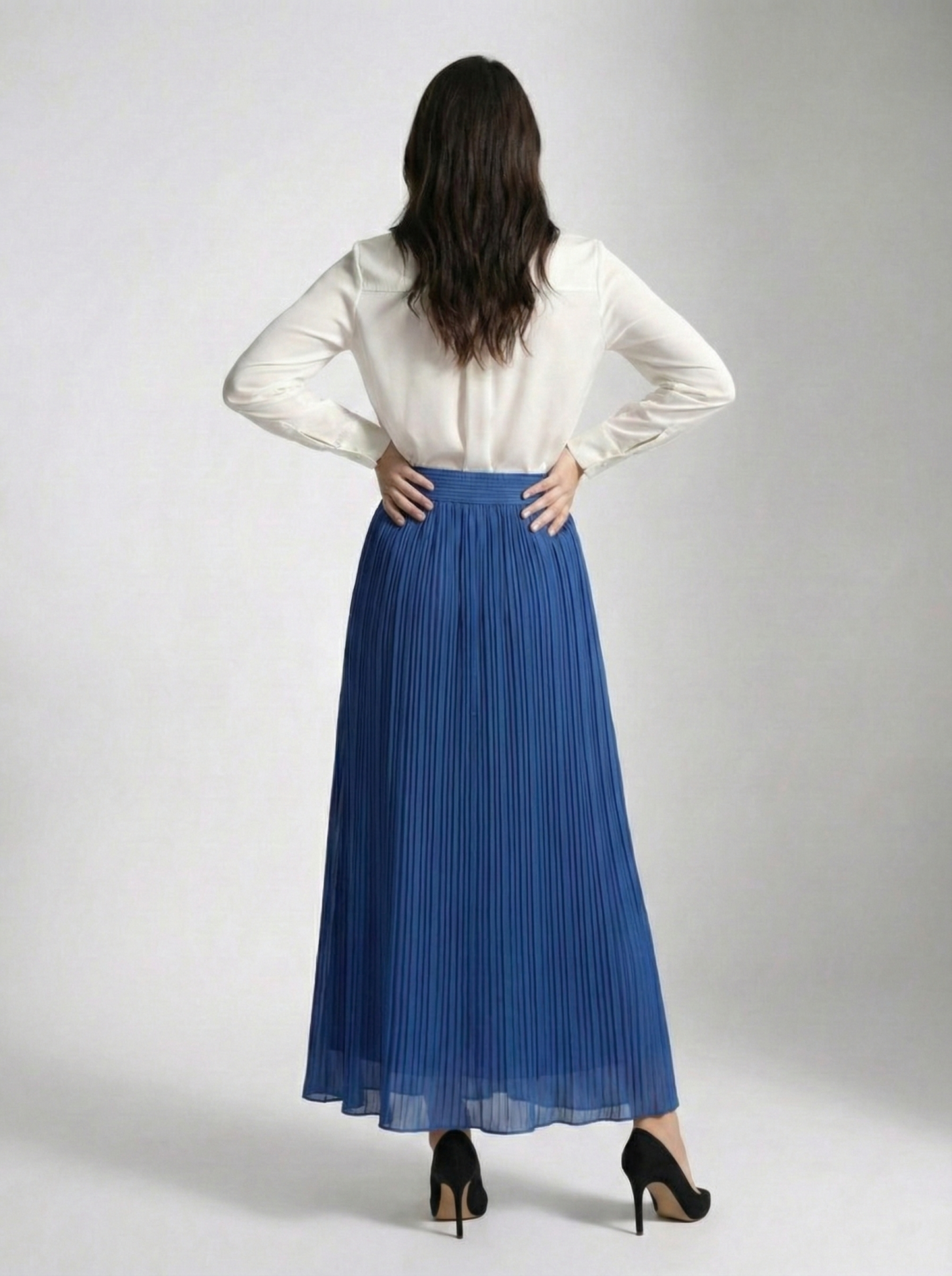 Kadın Uzun Boy Piliseli Etek