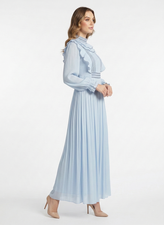 Kadın Uzun Şifon Elbise