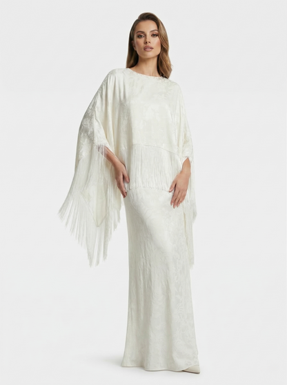 Uzun Püskül Detaylı Elbise