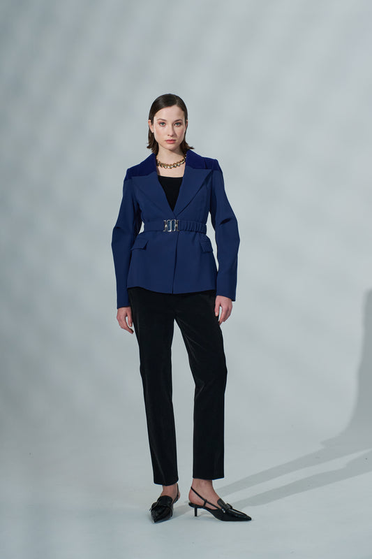 Kadın Kemer Detaylı Ceket