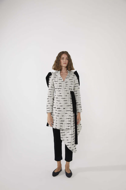 Kadife Detaylı Tüvit Ceket